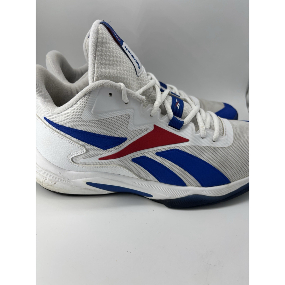 Size 12 - Reebok More Buckets White Vector Blue Red